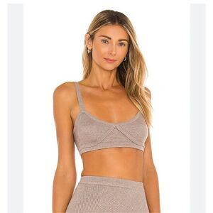 L'Academie Taupe Crop Top